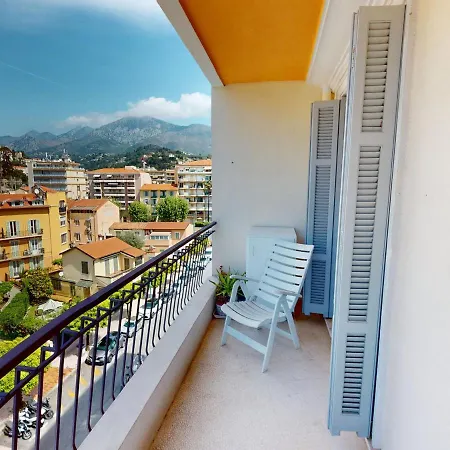 Apartamento 3 Pieces Avec Balcon, Apercu Mer, Calme, Proche Et Centre - - Fr-1-196-322 Menton