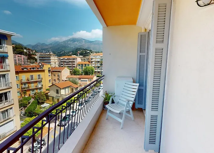 Apartamento 3 Pièces Avec Balcon, Aperçu Mer, Calme, Proche Et Centre - - Fr-1-196-322 Menton